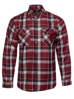 DIXXON Women’s Red Black White Flannel The Meg
